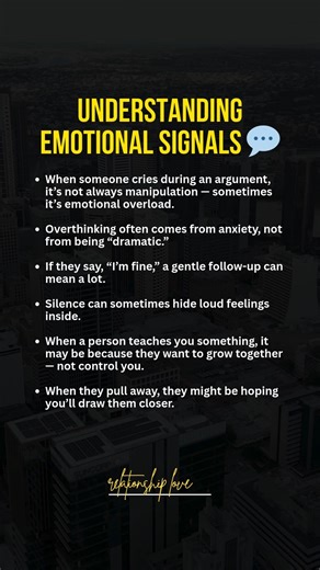 68K views · 381 reactions | Understanding emotional signals | Relation & Love Fact | Facebook