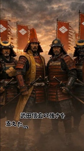 【武田四天王】武田信玄を支えた最強の四天王(馬場信春・山県昌景・内藤昌豊・高坂昌信）#shorts #歴史 #history #samurai #sengoku
