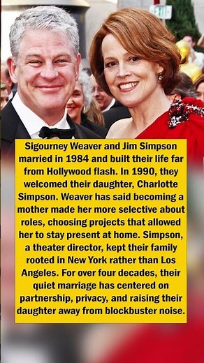 Sigourney Weaver’s Quiet 40‑Year Marriage