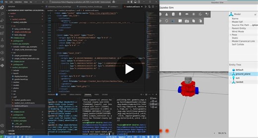 #ros2 #ros2_control #robotics #differentialdrive #navbot | Valen Nneji