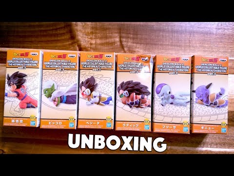 UNBOXING! Dragon Ball WCF The Historical Characters Vol. 1 Collectible Figures 7-12 - Toy Review!