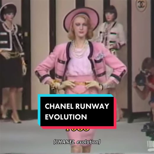 Chanel Runway Evolution #moda #fy #tiktokfashion #fashiontiktok #designdemoda #model #fashion #fashiondesign