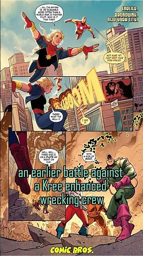 Captain Marvel just became a TARGET… and she doesn’t even know why…#marvelcomics #shorts