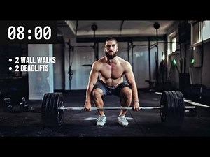 AMRAP CROSSFIT // FULL BODY // TIMER 8 MIN // RAP HIP HOP