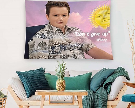 Gibby - What Are You, A Cop Wall Tapestry, Gibby Tapestries, A Cop Backdrop, Meme Flag, Icarly Wall Hanging, Tapestry Wall Decor, Tapestries - Etsy
