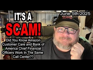 IT'S A SCAM! A Classic AMAZON and BANK OF AMERICA Scam Call