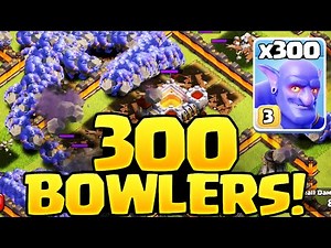 Clash of Clans ♦ 300 BOWLERS In One Attack! ♦ CoC Developer Build!