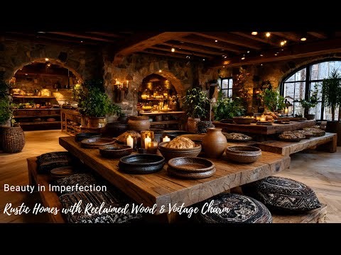 The Beauty of Imperfection: Rustic Home Decor Ideas with Reclaimed Wood and Vintage Style