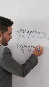 Stop🤚 mispronouncing these two words .... Ubiquitous Egregious Learn them, pronounce them correctly 🗣️ Learning English Love English ❤️ English vocabulary English X Realm #Englishxrealm #LearnEnglish #EnglishVocabulary #EnglishWords #EnglishForBeginners #ESL #EnglishLearning #VocabularyBuilding #EnglishTeacher #EnglishLessons #StudyEnglish #LearnEnglishOnline #EnglishGrammar #DailyEnglish #FamilyVocabulary #FamilyMembers #EnglishChart #LanguageLearning #SpeakEnglish #EnglishPractice #IELTSVoca