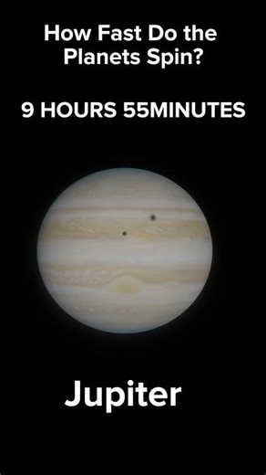 Rotation Speed of Every Planet #space #planet #astronomy #saturn #education
