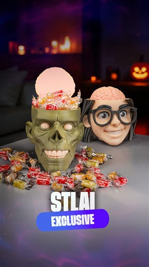 STL AI on Instagram: "What’s inside your head? 🧠 The new customizable Candy Bowl generator from STL AI has arrived! Whether for personal use, as a gift, or even to prank your friend — be amazed by STL AI’s results! Create your personalized model with STL AI now! #3d #3dprinting #3dprint #3dprinter #stlai"