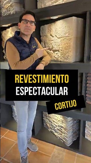Piedra decorativa Cortijo: acabado natural para fachadas y muros #construccion #fachadas
