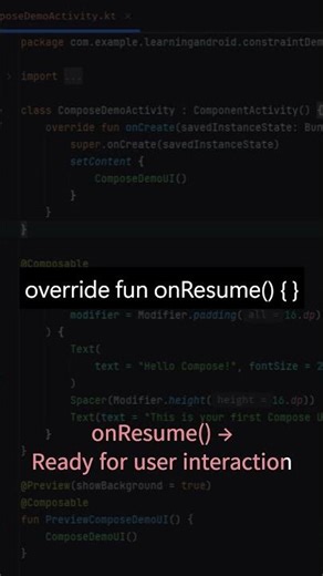 Android Activity Lifecycle Explained in 20 Seconds | Beginner-Friendly Demo