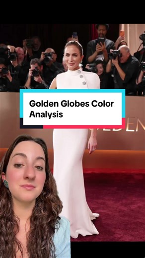 Are these celebrities wearing their best colors on the Golden Globes red carpet? #ColorAnalysis #ColorSeason #GoldenGlobes #GoldenGlobesRedCarpet