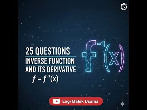 Inverse function and its derivative and basic graphs