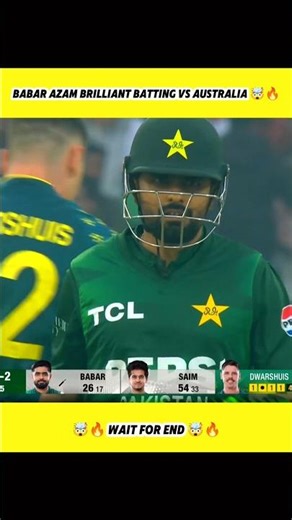 Babar Azam Brilliant Knock vs Australia in 3rd T20 🤯🔥