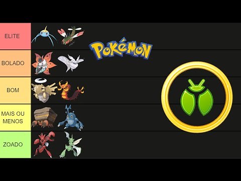 TIER LIST TODOS POKÉMONS DO TIPO INSETO 🐛