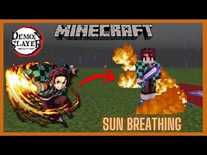 [MCPE/MCBE Demon Slayer] Tanjiro Command Tutorial《Sun Breathing》