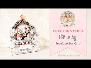 Simply Christmas: FREE printable Nativity Box Card