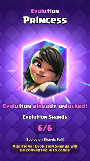 New Evolution Princess Guide 🥶#clashroyale #shorts