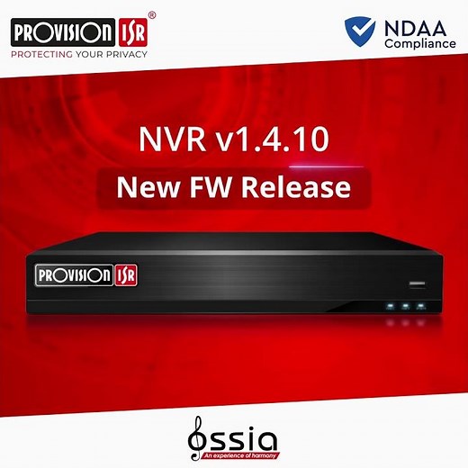 Provision ISR New NVR v1.4.10 FW Release