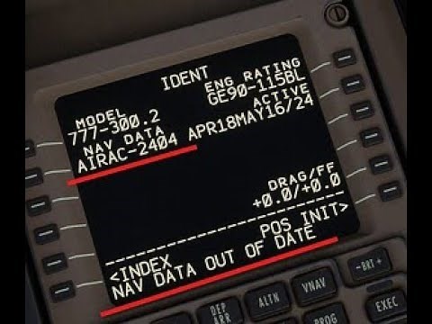 Manually Updating NavData for PMDG 777