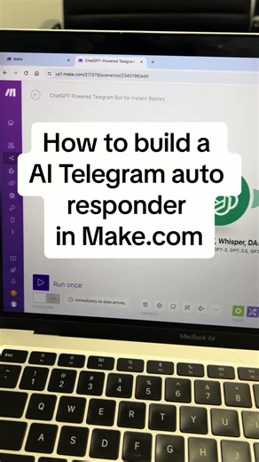 Build an AI Telegram Auto Responder in Make.com