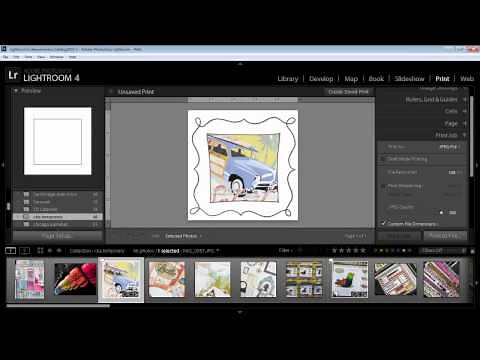 Lightroom Frame a Photo with a Custom Border Effect