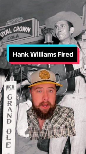 Hank Williams, Sr. was fired from the Grand Ole Opry less than 5 months before his death. #hankwilliamsjr #hankjr #hankwilliams #grandoleopry #countrymusic #foryou #fyp #greenscreen