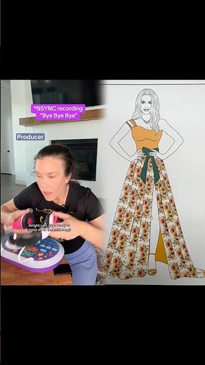 Annnnd we’re back in the studio with more *NSYNC behind the scenes! JT just can’t help himself…