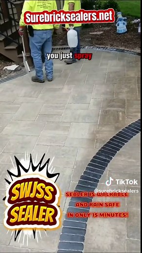 Easily Remove Sealers from Concrete and Brick Surfaces