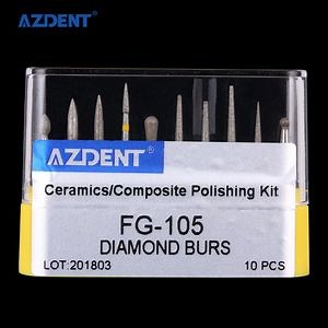 [Hot Item] Azdent Fg-105 Dental Diamond Burs Porcelain Tooth Polishing Kit