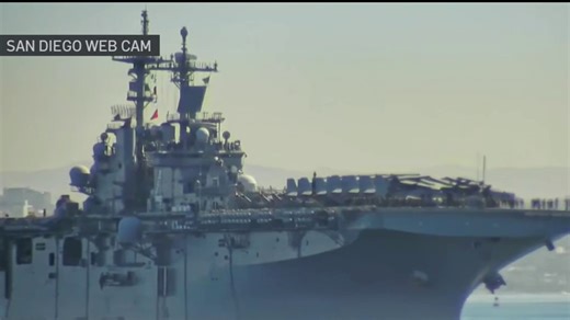 USS Boxer departs San Diego and heads to the Middle East