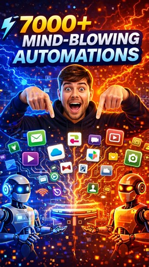 aimaster.labs on Instagram: "Comment “N8N” and I’ll share the full library of 7000+ free automations 🚀 I used to spend hours building automations from scratch. Every trigger, every webhook, every API — manually stitched together. Then I discovered something insane: 7000+ n8n automations — completely free. Suddenly, my workflow changed. Lead capture started running on autopilot. CRM updates synced themselves. AI workflows triggered without me touching a thing. Emails, scraping, reporting — all a