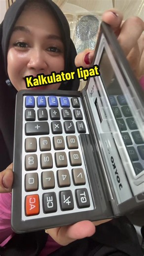 Kalkulator lipat dgn tombol2nya yg timbul memudah kan kita dlm hitung cepat 12 digit#kalkulator #calculator #joyko #kalkulatorjoyko