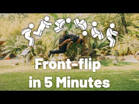 Learn How to Frontflip Outdoor