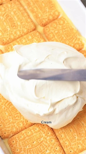 249K views · 2.3K reactions | For this yummy Custard and Cream dessert,all you need is…Tennis biscuits,custard,and whipped cream #dessert #custard | Home Dining with Mai Bee | Facebook