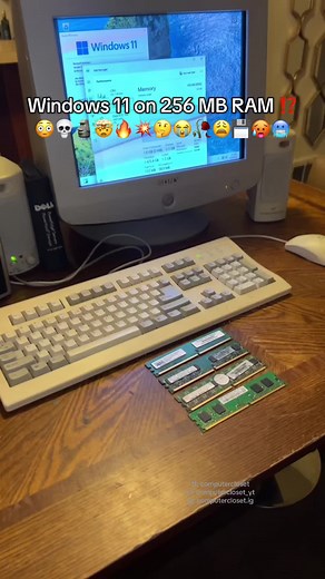 Windows 11 y su descubrimiento de RAM DDR2
