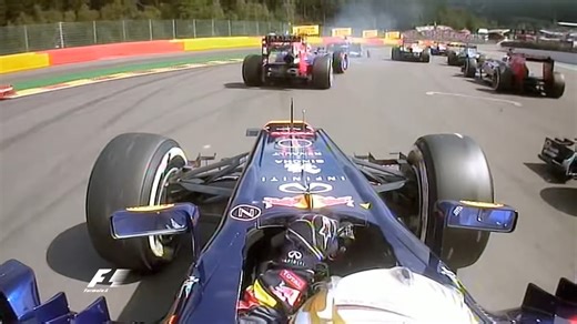 经典回顾F1 2012比利时站起步车载