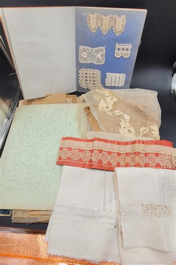 Antique Lace & Needlework Study Collection (36 Pcs) – Early 1900s Sample Book, Original Patterns, Antique Linens - Etsy