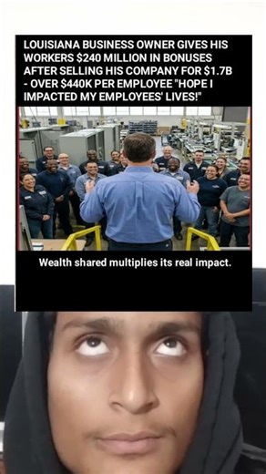 Louisiana Owner Gives $240M in Bonuses 💵 | $440K Per Employee After $1.7B Sale