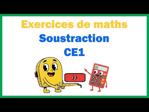 Free online mental math practice for 4th grade (CE2) with answer key. Subtraction