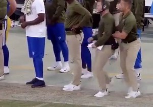 The Ram's coach has his own spotter & we want one, BRO! 😍 | BRO