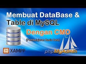 Membuat database, table di MySql dengan CMD