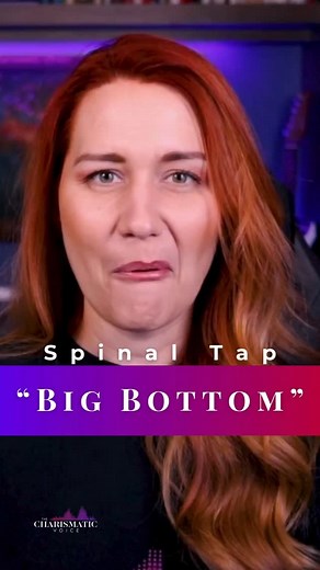 Elizabeth Zharoff | Voice Coach & Recording Artist on Instagram: "I've done AC/DC's "Big Balls," Electric Callboy's "We've Got The Moves" and quite a few others, but I've never focused on the behind! I've been asked a LOT about watching Spinal Tap, so decided to analyze one of the songs from the movie - and find out from you if I should watch the whole movie?! #thecharismaticvoice #tcv #elizabethzharoff #spinaltap"