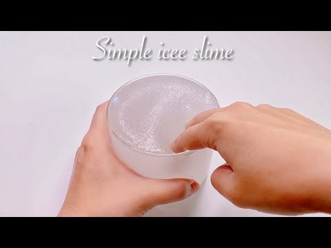 【ASMR】シンプルアイシースライム【音フェチ】Simple icee slime