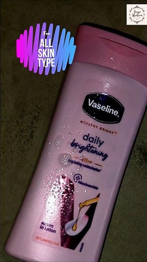 Giving skin the care it deserves with Vaseline's Healthy Bright Daily Brightening lotion.✨ #vaseline