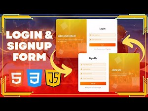 LOGIN & SIGNUP FORM SLIDER USING HTML, CSS & JS | #25