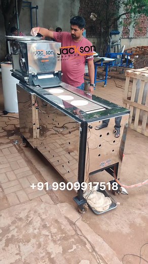 156K views · 2.1K reactions | Fully automatic chapati making machine #rotimachine #chapatimaker #chapati #roti #facebookreels #viralpage #instagood #video #navratri #RotiMachine #viralreels #facebookpost #facbookviral #instagram | Jackson Machines | Facebook