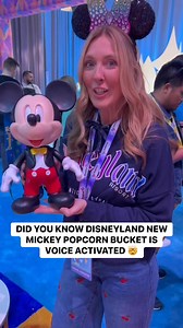 🚨 HE TALKS. HE BLINKS. HE HOLDS YOUR POPCORN. 🎉The brand-new TALKING Mickey Mouse Popcorn Bucket drops May 16 — and Disney fans are already losing it! 🤯✨ Blinking eyes✨ Real Mickey voice✨ Collector-worthy designHere’s where to find it during the Disneyland 70th Celebration:📍 Disneyland Park: Alien Pizza Planet, Galactic Grill, Harbour Galley, Hungry Bear Barbecue Jamboree, Refreshment Corner, Troubadour Tavern, and select popcorn carts📍 California Adventure: Hollywood Land, Paradise Gardens